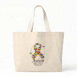 Autism Butterfly Ribbon Bag