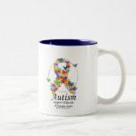 Autism Butterfly Ribbon Mug