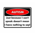 autism cant speak ringer T t-shirts