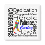 Autism Caregivers Collage Magnet