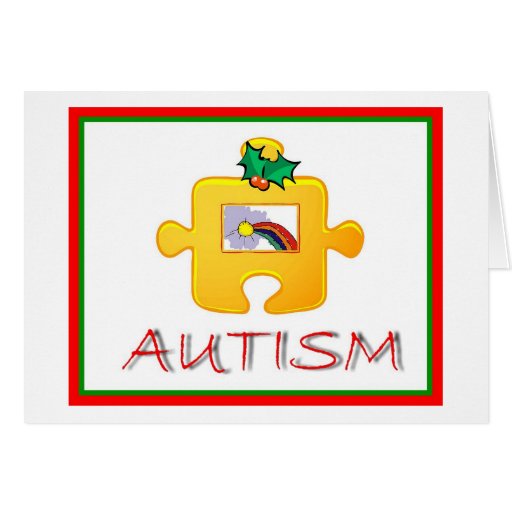 Autism Christmas Card Zazzle