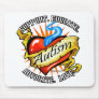 Autism Classic Heart Tattoo Mouse Pads