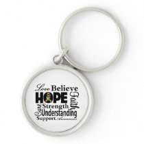 Autism Collage of Hope Keychains