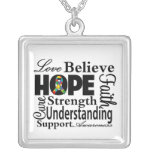 Autism Collage of Hope necklaces