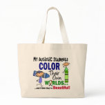 Autism COLOR THEIR OWN WORLDS Students Tote Bag