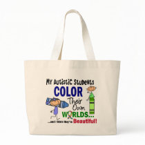 Autism COLOR THEIR OWN WORLDS Students Tote Bag