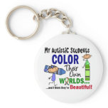 Autism COLOR THEIR OWN WORLDS Students Key Chain