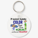 Autism COLOR THEIR OWN WORLDS Students keychains by awarenessgifts Autism COLOR THEIR OWN WORLDS Students keychains