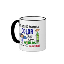 Autism COLOR THEIR OWN WORLDS Students Coffee Mug