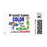 Autism COLOR THEIR OWN WORLDS Students Postage