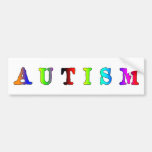 Autism Colorful Bumper Sticker