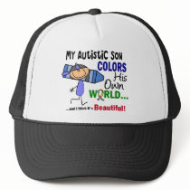 Autism COLORS HIS OWN WORLD Son Hat