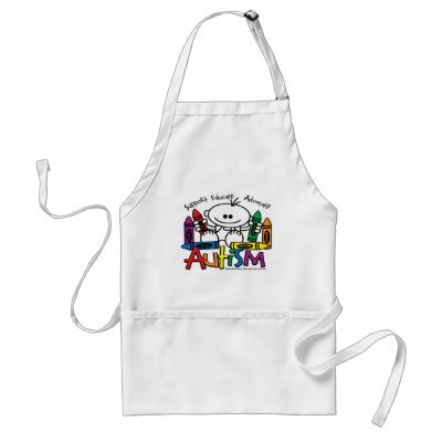Autism Crayons Apron by fightcancertees