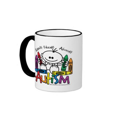 Autism Crayons Coffee Mugs by fightcancertees