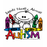 Autism Crayons t-shirts