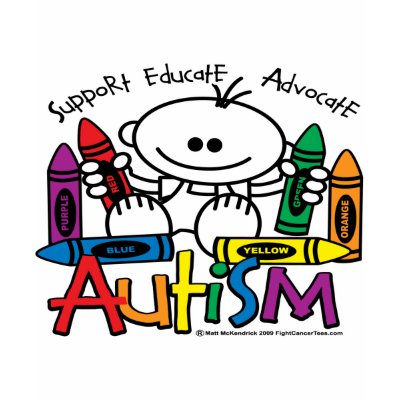 Autism Crayons Tee Shirt