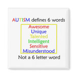 Autism Defines Fridge Magnets