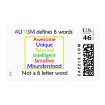 Autism Defines postage