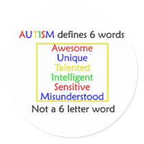 Autism Defines stickers
