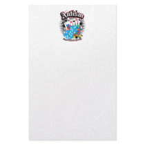 Autism Dice and Cards Personalized Stationery
