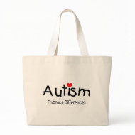 Autism, Embrace Differences bag