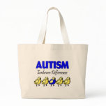 Autism Embrace Differences Tote Bag
