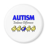 Autism Embrace Differences Fridge Magnets