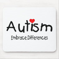 Autism, Embrace Differences mousepad