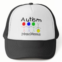 Autism Embrace Differences (People) Mesh Hat