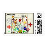 AUTISM, EXPECT MIRACLES POSTAGE STAMPS