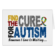 AUTISM Find The Cure 1 Greeting Card