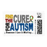AUTISM Find The Cure 1 Postage Stamp