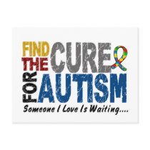 AUTISM Find The Cure 1 postcards