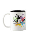 Autism Handprint Coffee Mugs