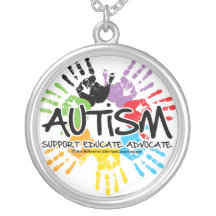 Autism Handprint Pendants