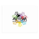 Autism Handprint Post Cards Autism Handprint Post Cards