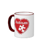 Autism Heart Mugs
