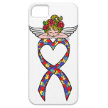 Autism Heart Ribbon Angel iPhone 5 Case