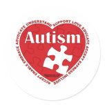 Autism Heart Sticker