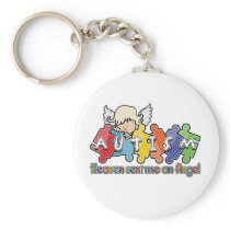 Autism Heaven Sent Me An Angel Key Chain