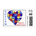 "AUTISM HELP" Awareness Stamps