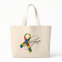 Autism Hope 2 Tote Bags