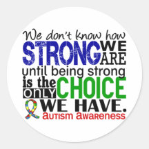 Autism How Strong We Are Sticker
