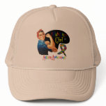 Autism I Fight Like a Girl Rosie The Riveter Hat