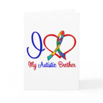 Autism I Love My Autistic Brother Cards