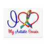 Autism I Love My Autistic Cousin Post Cards