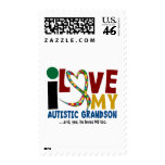 AUTISM I Love My Autistic Grandson 2 postage