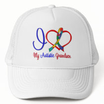 Autism I Love My Autistic Grandson Hat