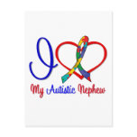 Autism I Love My Autistic Nephew Postcard