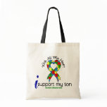 Autism I Support My Son Bag